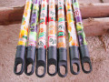 colorful painting wooden brush sticks