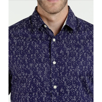 Mens 100% Cotton Casual Long Sleeve Printed Shirts