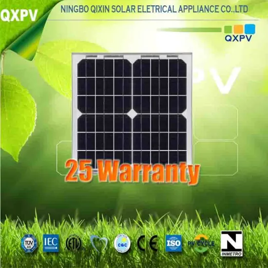 18V 15W Mono PV Solar Panel
