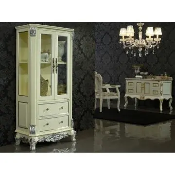 Antique European Style Double side lien cabinet