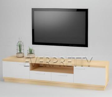 Home Living Room Solid Wooden TV Stand with Under Storage Cabinet for Stylish and Organized Entertainment
