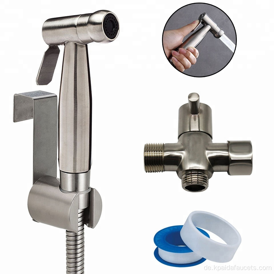 Handheld nichtelektrische Shattaf -Toilettensitz Bidet Kits