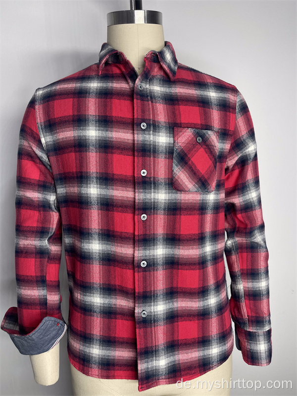 Jugendflanellplaid -Vintage -Hemd