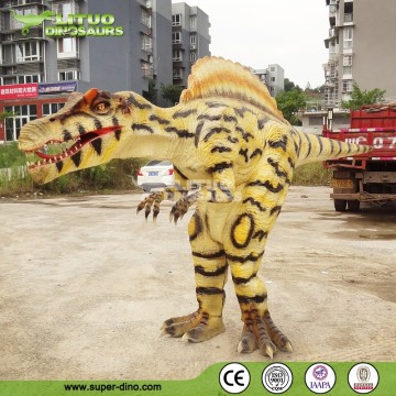 Amusement Park Life Size Walking Dinosaur Hidden Leg Costume