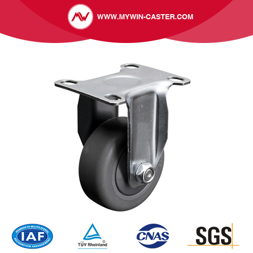 Zinc 3 Inch 70Kg Rigid TPE Caster