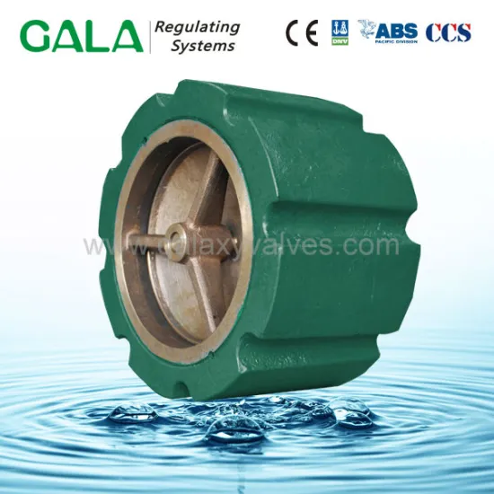 cast iron wafer type silencing industrial pressure check valves