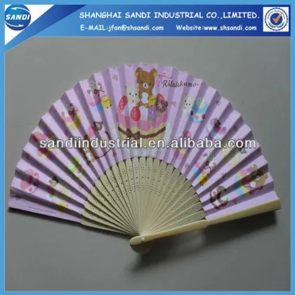 Bamboo Craft Fan/advertising bamboo hand fan