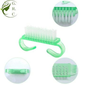 Plastic Manicure Pedicure Remover Nail Dust Cleaning Brush