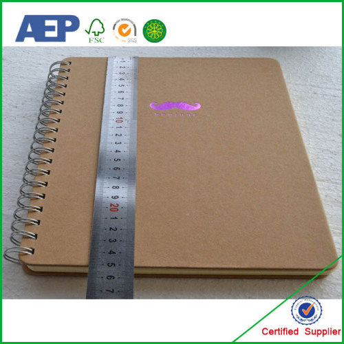 Promotional Recycled Kraft Paper Blank Notebook,Kraft Notebook