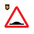 Placas de sinalização rodoviária personalizadas com avisos de segurança