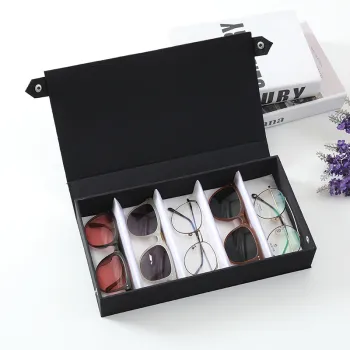 Fashion Classic Multi-Lattice Sunglasses Display Case