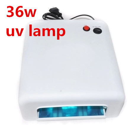 36W uv curing lamp, uv nail light gel polish, nail polish dryer