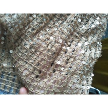 preço de tecido de poliéster de lantejoulas reversível por metro de tecido