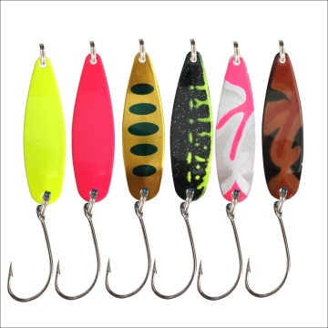 Orjd Saltwater Fishing Lures - Hard Metal Spinner Baits & Casting Spoons