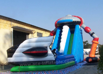 Giant Inflatable UFO Dry Slide