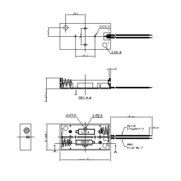 2 x 1,5 V AAA -Batteriehalter mit Drahtleitungen