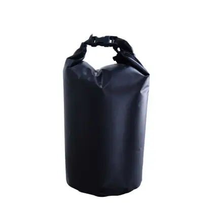 500D black polyester waterproof dry bag for diving, waterproof nylon dry bag