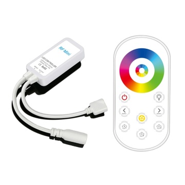 RF Full Touch LED Controller with DC Connector and DIM CCT RGB RGBW
