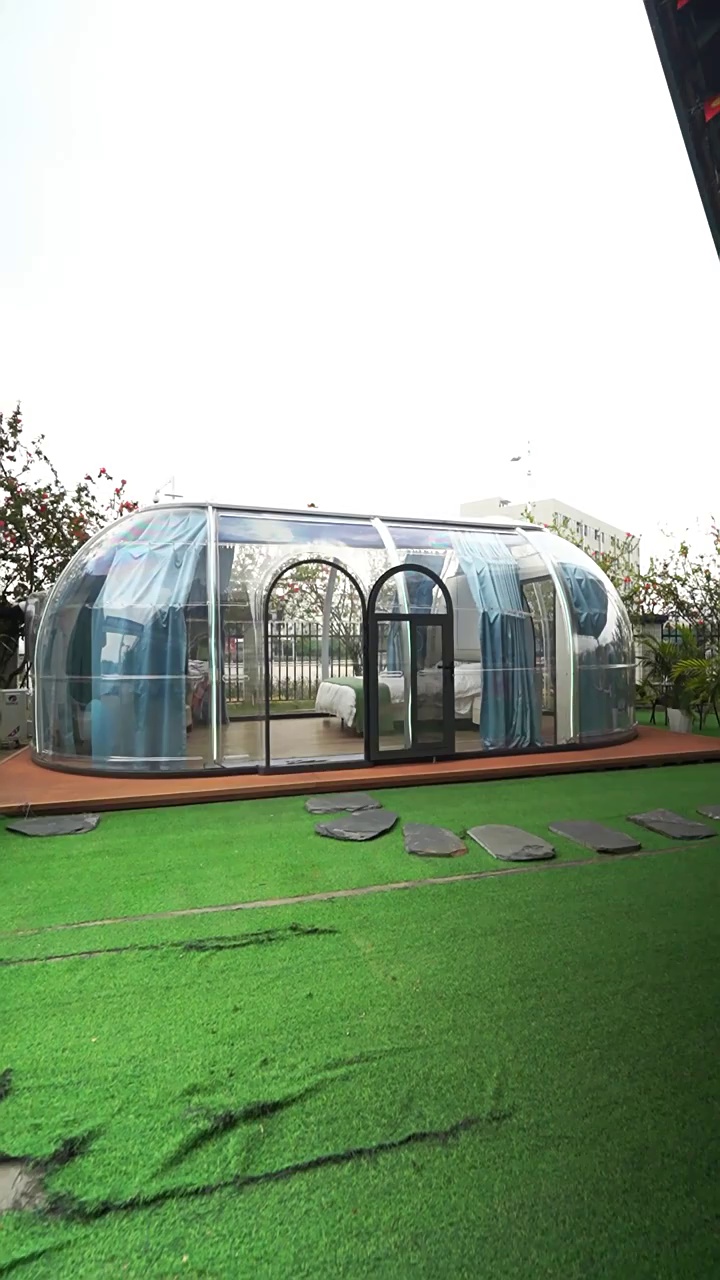 Starlight Cabin: Portable Dome Shelter for Farmstay Adventures