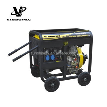 Geradores de diesel por atacado 6KVA Power Power Single Cylinder 4 tempestade gerador de ar resfriado