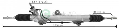 RHD Υδραυλικό υδραυλικό τιμόνι Geats Land Cruiser 4700 2003-2007