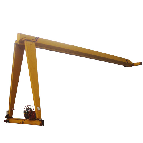 Customized semi gantry crane with electric hoist