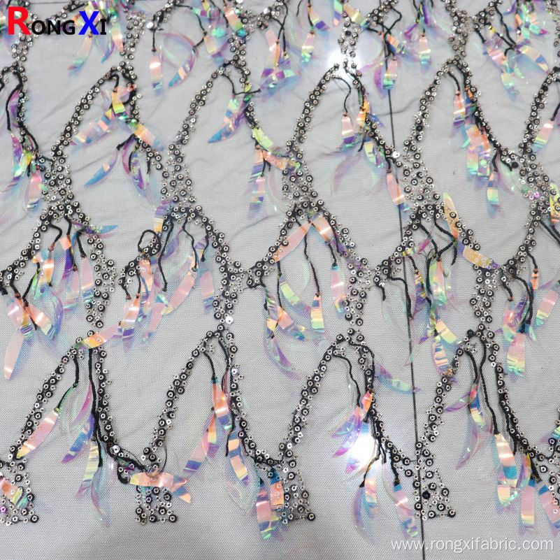 Professional Stretch Sequin Fabric With CE Certificate