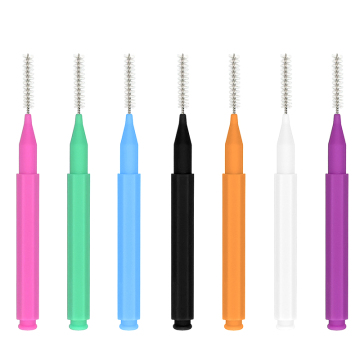 Disposable Mini Rubber Toothbrush for Dental Interdental Cleaning