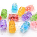 Hoge Kwaliteit Hars Fruit Drinkfles Charms Poppenhuis Miniatuur Drinkfles Hangers Voor Oorbel Sleutelhanger Sieraden Maken DIY