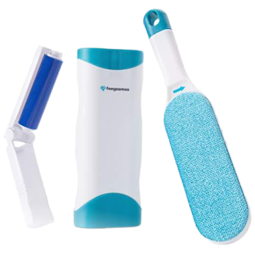 Portable Lint Brush for Sofa and Clothes: Pet Hair Remover with Base