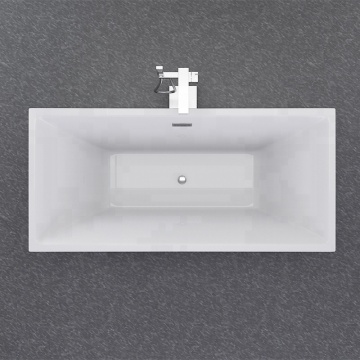 Acrylic Freestanding Bathtub Right Hand Drain