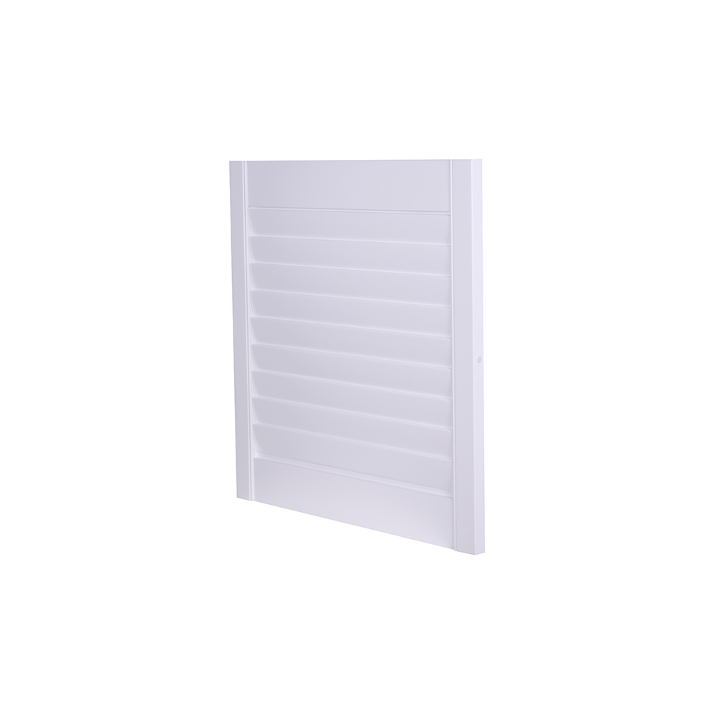 Protección do ambiente Protección branca PVC Plantation Shutter Louvers