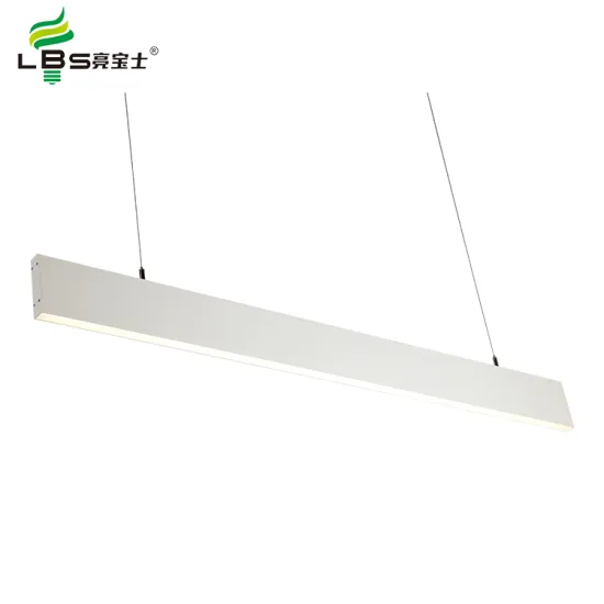 Zhongshan Factory Office School Warehouse Linear 40W White LED Chandelier