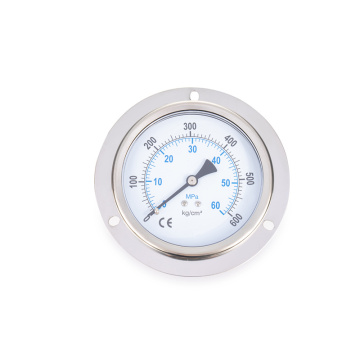 Vysoko kvalitný seizmický tlakomer naplnený nerezovým olejom