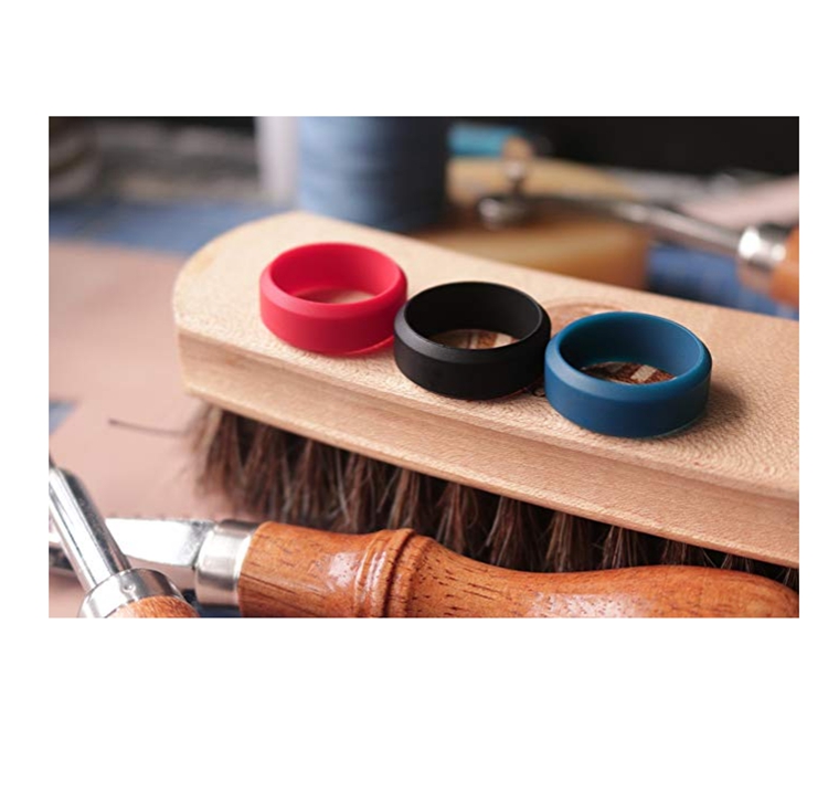 Common Silicone Ring Custom Brand Round Debossed Rings