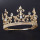 Gold Metal Flower-de-luce Pageant Tiaras