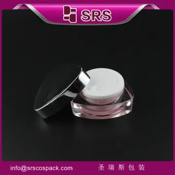 J080 triangle shape cream jar , 30g 50g luxury empty cosmetic plastic jar