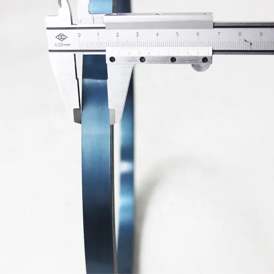 0.5mm Thick Bluing Oiled Steel Strapping Bands, 16mm Width, for Factory Packing