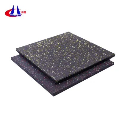 Weight lifting rubber flooring mats