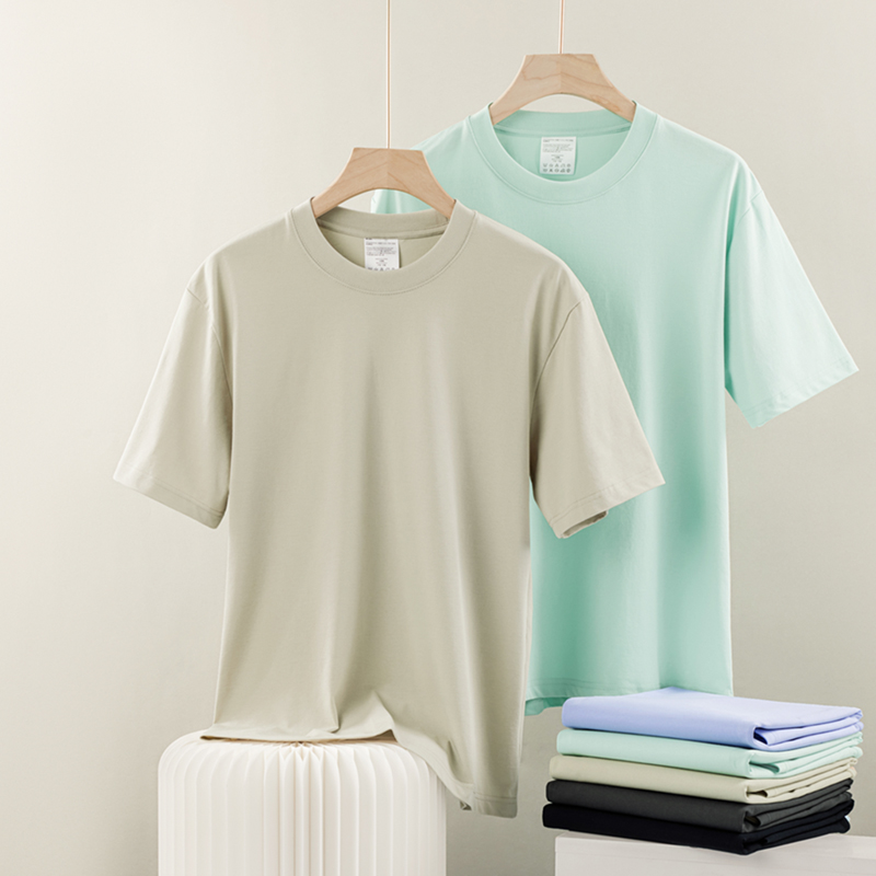 Pure Cotton Round Neck Basic T Shirt