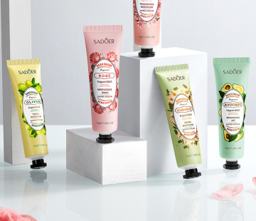 Crema per le mani di camomilla Rosa 30G - sbiancamento, idratante, riparazione della crema per le mani di frutta