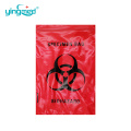 Bệnh lý bên cạnh Gusset Clear Prastic Mẫu vật sinh học Biohazard