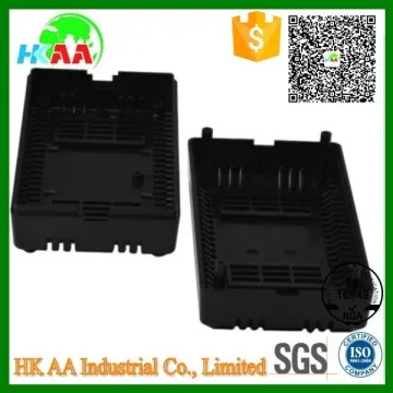 Custom CNC moulding good quality black plastic ABS enclosure, lid ABS enclosure boxes