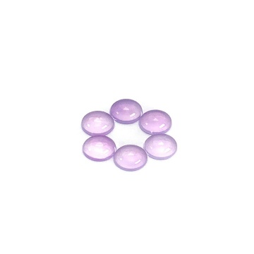 Natural High Quality Round Cabochon Calibrated Amethyst