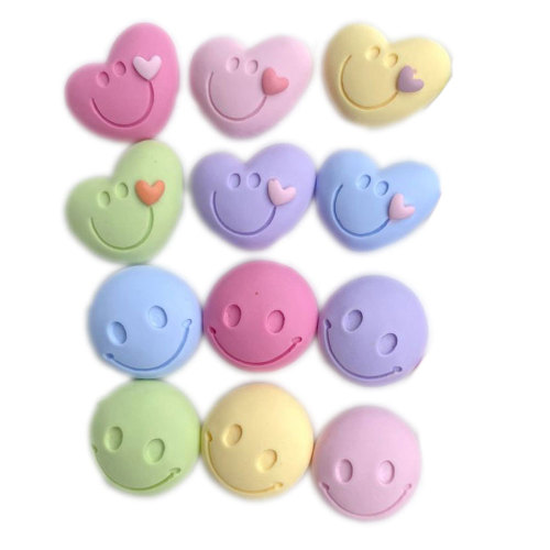 Assorted Cute Star Heart Smile Charms For Bracelets Key Chain Earring Jewelry Making DIY Craft Phone Case Decoration Accessories