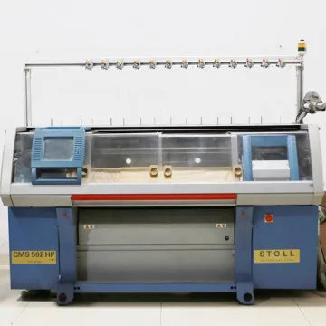 Stoll CMS 530HP Flat Bed Knitting Machine: Germany-made Sweater-Collar-Cuffs Dress Sweaters