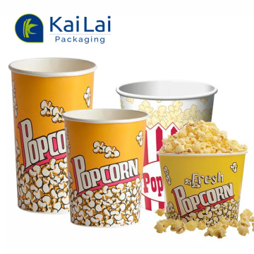 Cardboard Popcorn Cup for Cinema