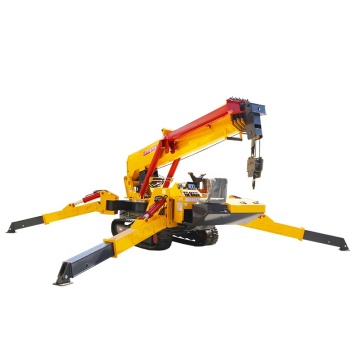 2 Ton to 5 Ton Mini Construction Spider Lifting Crawler Crane with Basket