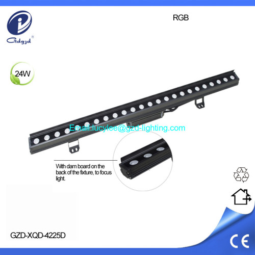 24W RGB اللون IP65 LED الجدار غسالة