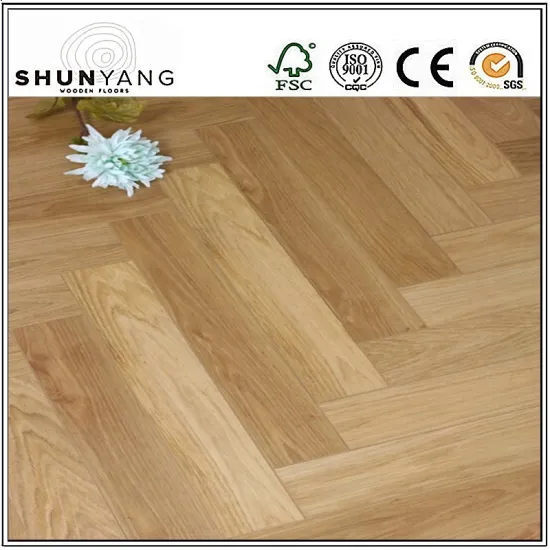 China cheap factory price parquet oak engineered wood flooring on hot sale